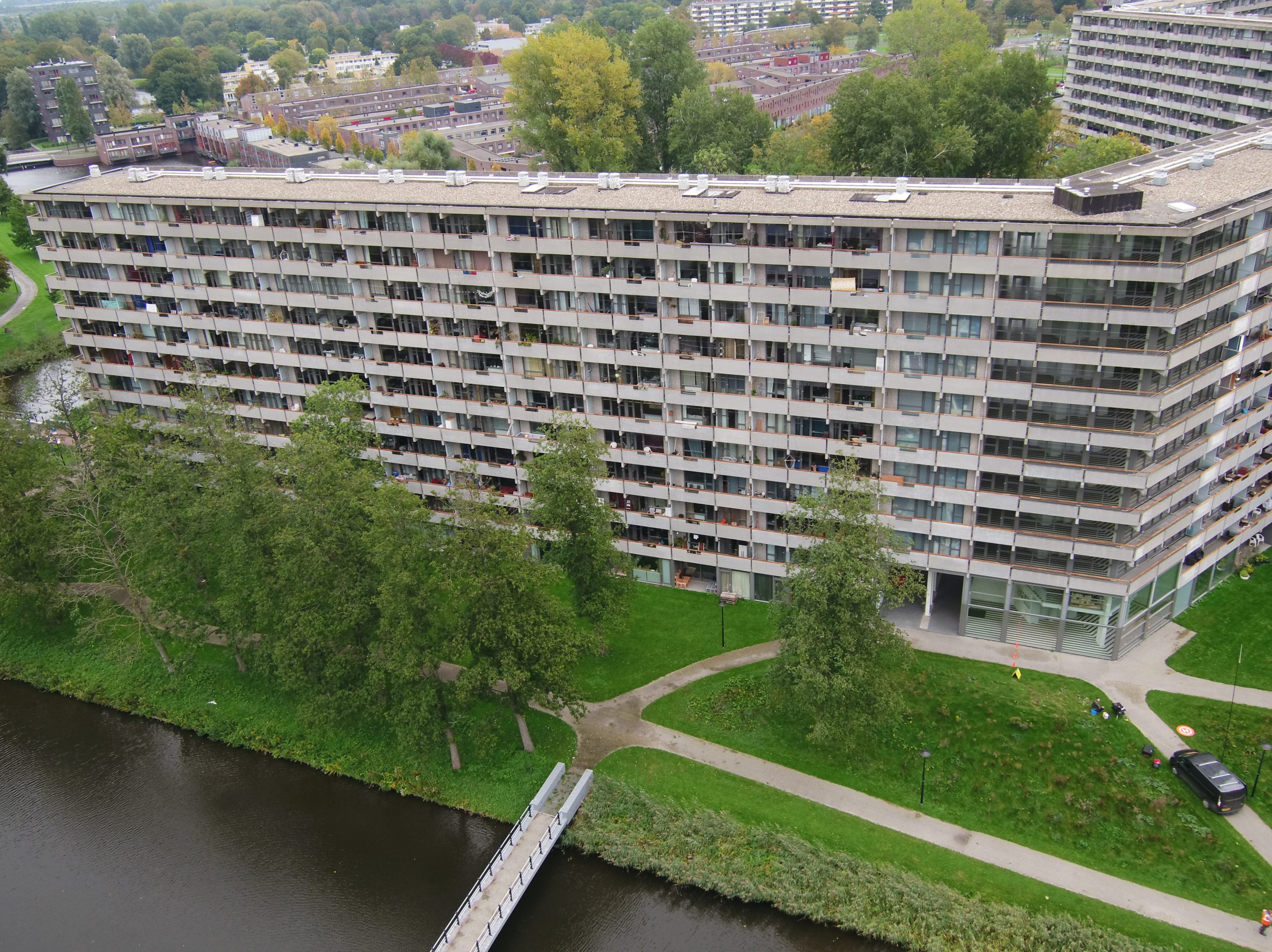 Drone foto Bijlmer 